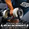 PlateMate Microload Pair 2 1/2 lb. Magnetic Donut Weights (5 lb. Set) view 3