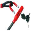 Trimax Max-Dual Force Integrated U-Lock & Cable 6' L X15Mm TCU1572, Card Packaging, Black / Red view 1