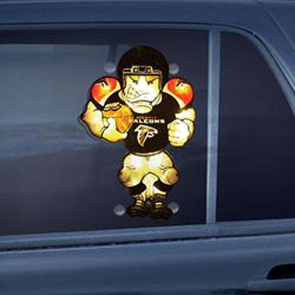 Atlanta Falcons Double Sided Car Window Light Up Player