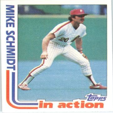 1982 Topps # 101 Mike Schmidt Philadelphia Phillie Baseball Card