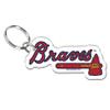 Wincraft ATLANTA BRAVES Team Colors & Logo (4 Inch) Acrylic KEY CHAIN view 1