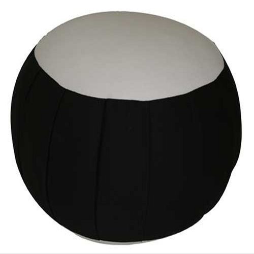 Kapok Zafu Meditation Cushion, Black with Natural Center
