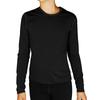 Hot Chillys Youth Pepper Skins Crewneck Moisture-Wicking Soft Midweight Thermal Long Sleeve Base Layer Top, Black, X-Small view 2