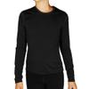 Hot Chillys Youth Pepper Skins Crewneck Moisture-Wicking Soft Midweight Thermal Long Sleeve Base Layer Top, Black, X-Large view 2
