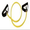 SPRI XT-VL-1 6040005 Training Tube, Yellow, Exercise Tube, Berry Light view 1