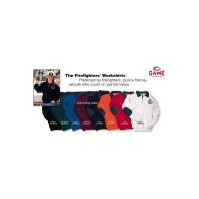 Firefighter Workshirt by Game, Navy, XXX Large