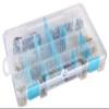 ArtBin 6847AG Medium Anti-Tarnish Box with Removable Dividers, Jewelry & Craft Organizer with Anti-Tarnish Technology, [1] Plastic Storage Case, Clear with Aqua Accents view 4