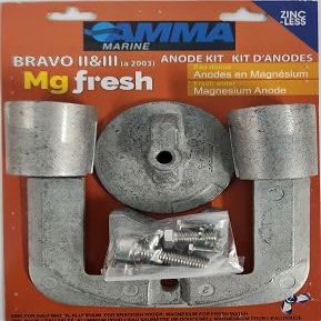 Bravo 2 & 3 Kit (Material: Magnesium) By Martyr Anodes