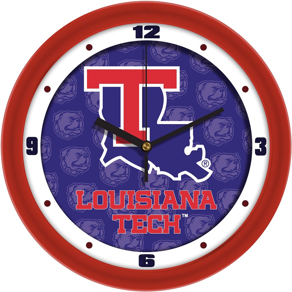 SunTime Louisiana Tech Bulldogs - Dimension Wall Clock