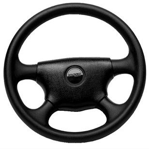 SEACHOICE Deluxe Sport Style Wheel 14" Black