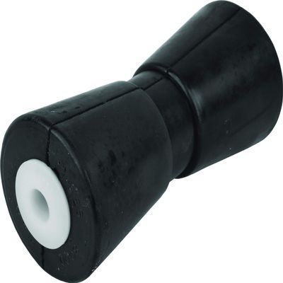 SEACHOICE Heavy Duty Molded Keel Roller, Black, Boat Trailer, 10 in. X 5/8 in., Nylon Inserts