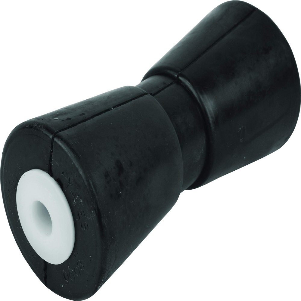 SEACHOICE Heavy Duty Molded Keel Roller, Black, Boat Trailer, 10 in. X 5/8 in., Nylon Inserts