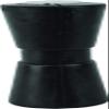 SEACHOICE Heavy Duty Molded Keel Roller, Black, Boat Trailer, 10 in. X 5/8 in., Nylon Inserts view 2