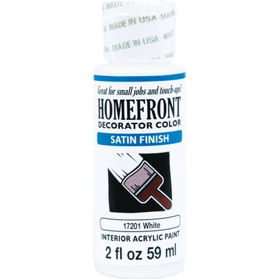 Homefront Decorator Interior Satin Acrylic Paint Interior Antique White 2 Oz