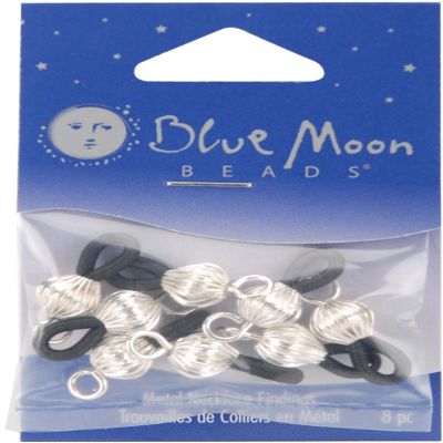 Blue Moon Eyeglass Holder, 8/Pkg, Silver