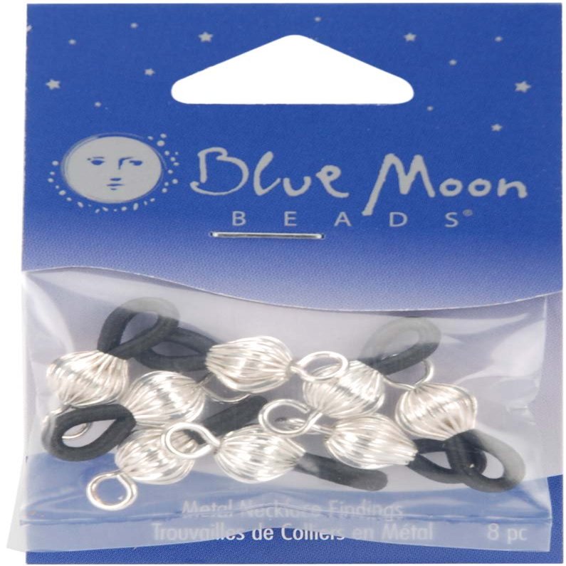 Blue Moon Eyeglass Holder, 8/Pkg, Silver