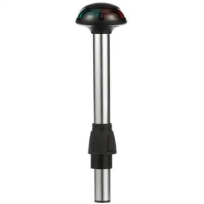 Pulsar Bi-Color Stowaway Plug-In Pole Light (Length: 10, Straight Lens: Red/Green) By Attwood Corporation"