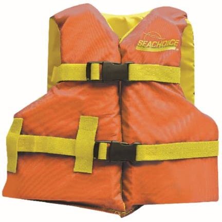 Boating Vests (Color: Og/Yel Fits Chest Size: 25 To 29" (63.5-73.6cm)) By Seachoice Products"
