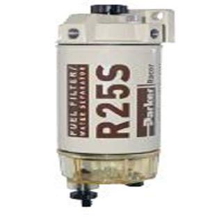 Parker Hannifin Diesel Spin-On Series Filter/Separator (Max GPH: 30 Port: 1/4 Element: R20 Bowl: Clear Size H X W X D: 9 X 4 X 4) Corp. (Racor)