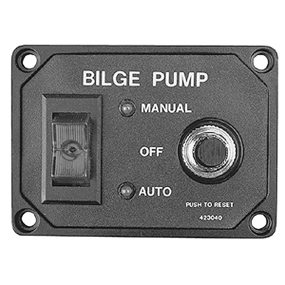 Bilge Pump Panel Switch W/BKR