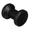 Seachoice Molded Spool Roller w/Plastic Sleeve, Black Rubber, 4 in. Wide, 1/2 in. ID Hole view 3