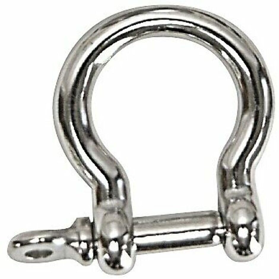 Shackles (Pin Size: 3/8 Sold: Pair) By Seafarer Marine Products"