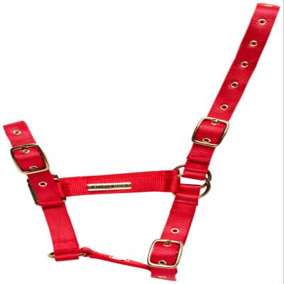 Cottage Craft Fully Adjustable Headcollar - Red, Pony