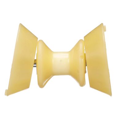 Seachoice Bow Roller w/Bells, 3 in., TPR, Gold, One Size, Yellow