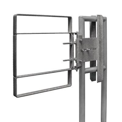 Fabenco XL71-16 XL-Series Extended Coverage Self-Closing Safety Gatel, 17 to 18.5-Inch x 22-Inch, Galvanized A36 Carbon Steel