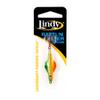 Lindy Rattl'N Flyer Spoon Hybrid Ice Fishing Lure Jigging Spoon, Fire Tiger, 1/4 oz view 2