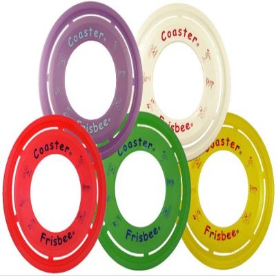Frisbee Brand Coaster Ring - Set of 5 (Color Assortment)