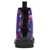 MAPOLO Boots for Women Flamingo Slice Watermelon On Blue Background Print Women's High Top Boots Outdoor Sneakers Custom Shoes Slip Resistant Warm Snow Boot view 4