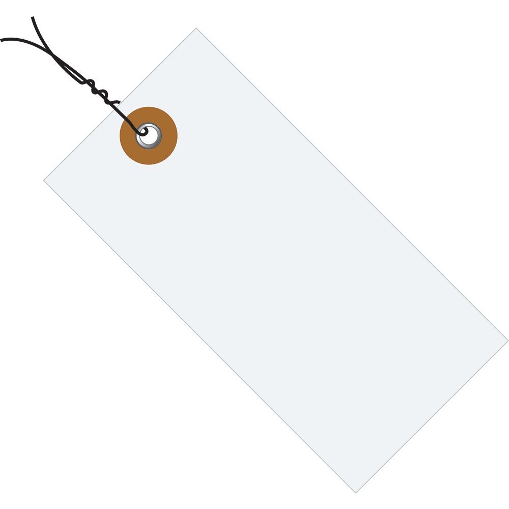 3 3/4 x 1 7/8" Tyvek Shipping Tags - Pre-Wired