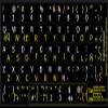 Spanish (Latin American)-English Non-Transparent Keyboard Sticker ON Black Background view 2