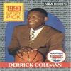 1990-91 Hoops #390 Derrick Coleman Rookie view 1