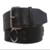 1 1/2" Snap On Oil-tanned Solid Leather Belt Size: M - 36 Color: Black view 1