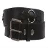 1 1/2" Snap On Oil-tanned Solid Leather Belt Size: M - 36 Color: Black view 2