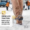 K1 Heel-Stop Ice Cleats - Traction Aids for Men & Women in Winter Snow - Steel Spikes view 2