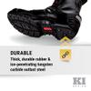 K1 Heel-Stop Ice Cleats - Traction Aids for Men & Women in Winter Snow - Steel Spikes view 4