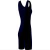 ASICS WOMEN'S SOLID MODIFIED SINGLET, Navy, X-LARGE view 2