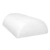 CanDo White PE Foam Rollers for Exercise, Finess, Muscle Restoration, Massage Therapy, Sport Recovery and Physical Therapy for Home, Clinics, Professional Therapy Half-Round 6" x 12"