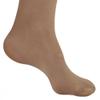 Ames Walker AW Style 74 Soft Sheer 8-15 mmHg Mild Compression Thigh High Stockings w/Band Black Medium view 3