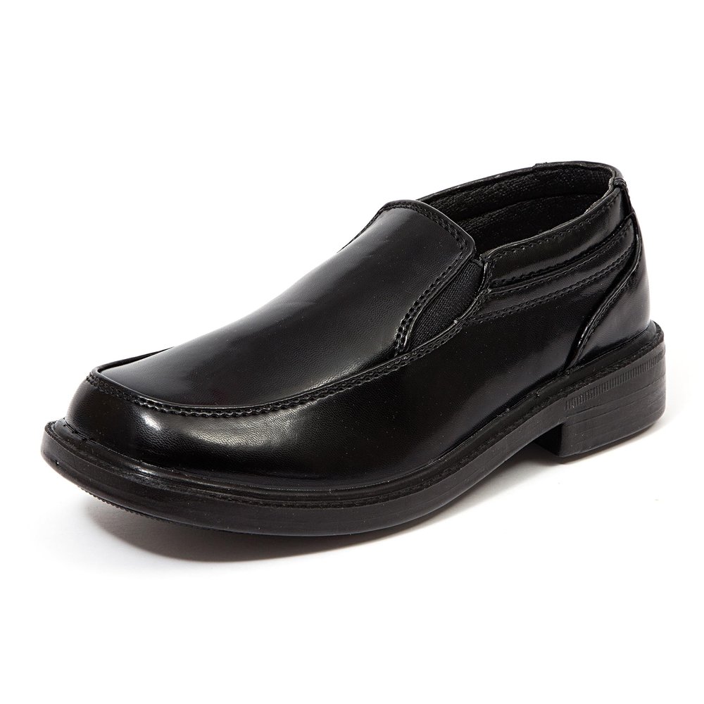 Deer Stags Brian Slip-On Dress Loafer, Black, 9 Little Kid Wide