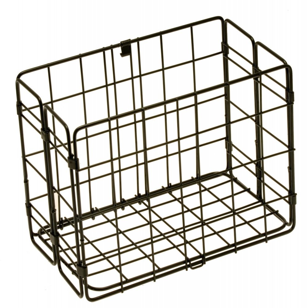 Wald W582BL 582 Rear Folding Bicycle Basket (12.75 x 7.25 x 8.5, Black)