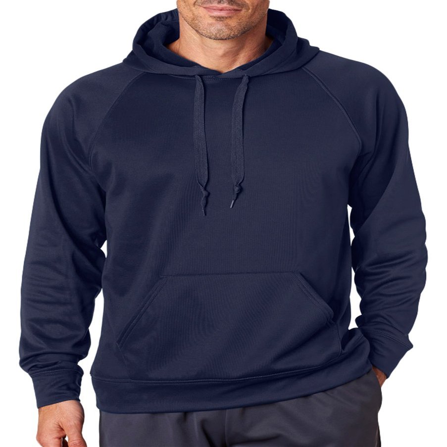 Jerzees Nublend Adult Full-Zip Hooded Sweatshirt (Forest Green) (XL)