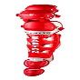 Easton Men's Stealth Adult Leg Guard (Red/Silver)