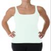 Beyond Yoga Square Neck Ribbed Tank (White, Small) view 1