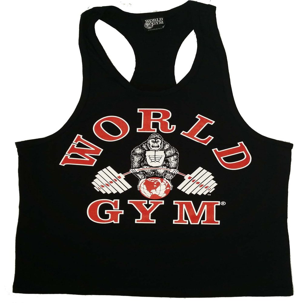 World Gym W311 Workout Tank Top (XL, Black)