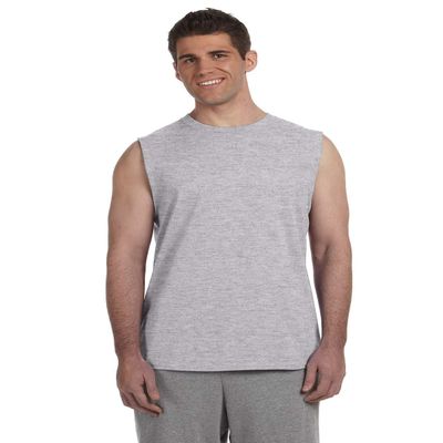 Gildan Adult 6.1 oz Cotton Tank Top in Sport Grey - Small