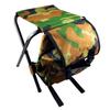 ADROIT Outdoorsmen Backpack N' Chair | 8"x10" Seat Size (20.3 cm x 25.4 cm) | Green Camouflage | Sturdy Cotton & Black Metal Tubing | Ideal for Fishing, Hiking & Camping view 1